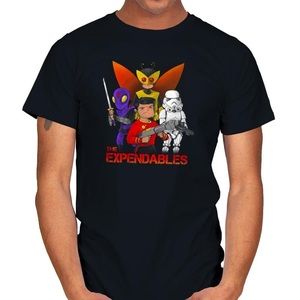The Expendables Exclusive Crossover Novelty Tee. Men’s Small